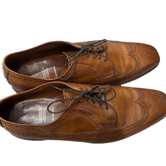 Allen Edmonds Larchmont Leather Brown Lace Up Dress Shoes Men’s Size 12